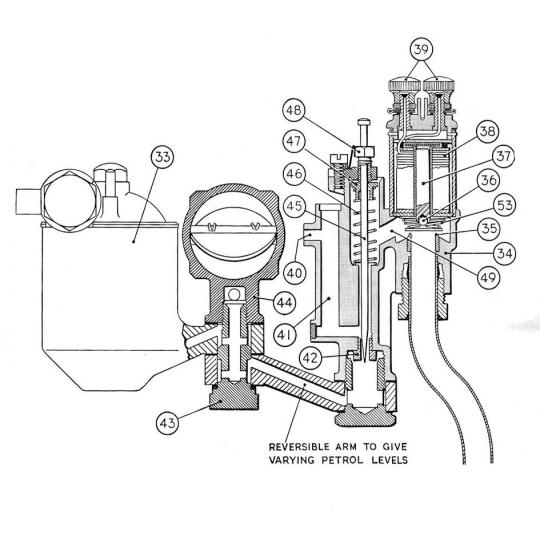 HD Diaphragm Jet Type Carburetter and Auxiliary Enrichment Carburetter  