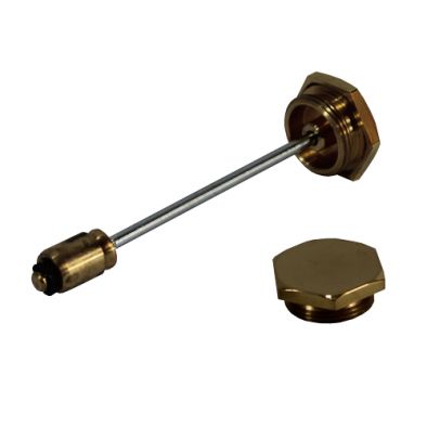 Hexagonal Brass Damper - AUC 8102HB Non Vented Cap