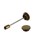 Round Brass Damper - AUC 8103RB Vented Cap