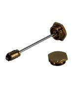 Hexagonal Brass Damper - AUC 8115HB  Non Vented Cap