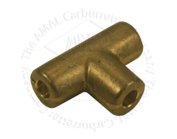 Brass T-Piece - Solder Type 1/4" Bore