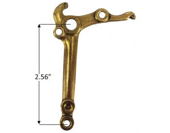 Brass Choke Lever - Triumph TR3