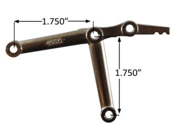 Brass Choke Lever - AUC 4935