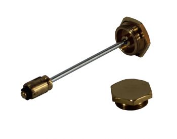 Hexagonal Brass Damper - AUC 8102HB Non Vented Cap