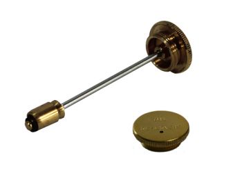 Round Brass Damper - AUC 8103OR Vented Cap